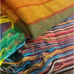 Vintage multi-color cotton Scarfs